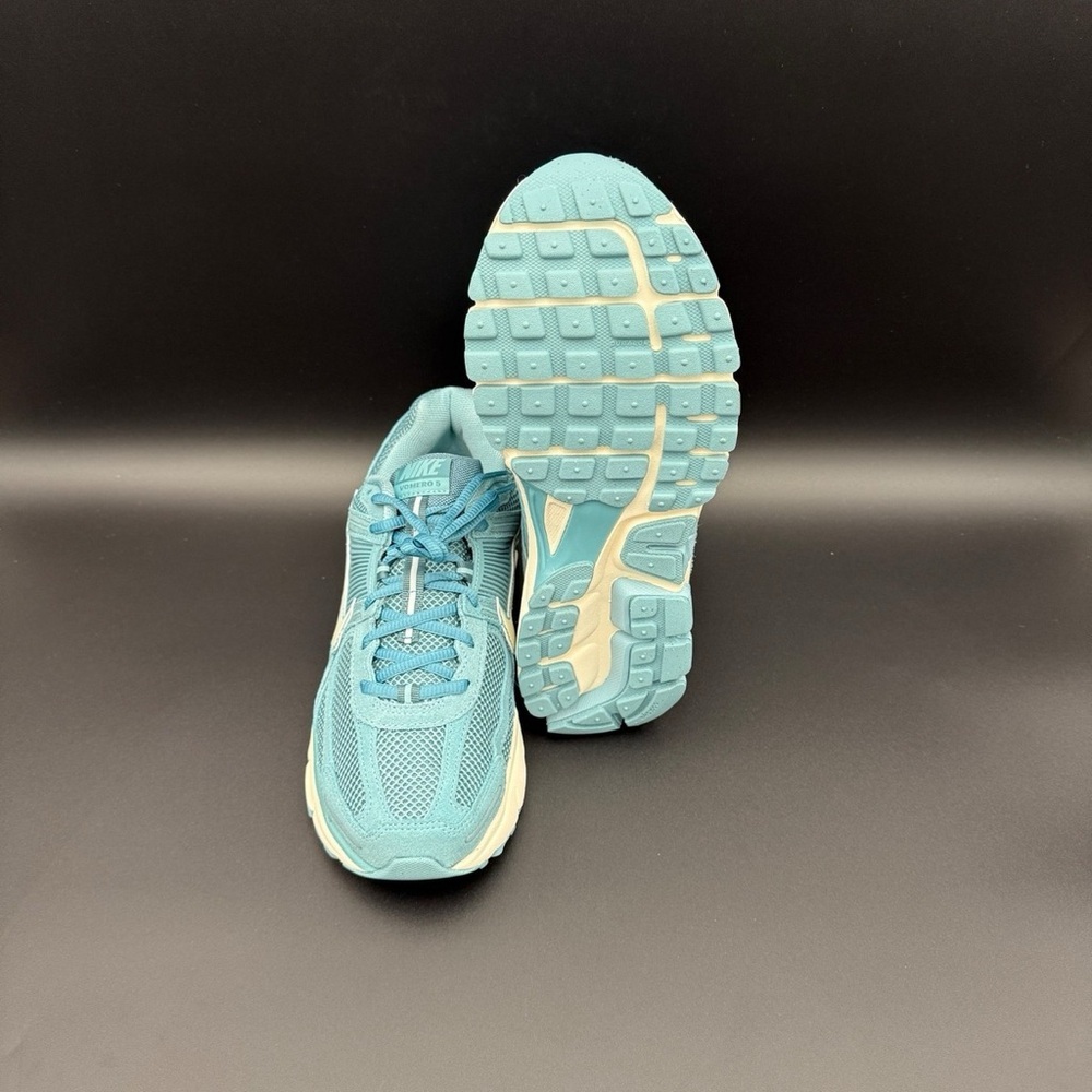 Nike Zoom Vomero 5 Denim Turquoise Blue White Sneakers HF1553-400 Mens Size 13 - Picture 5 of 6